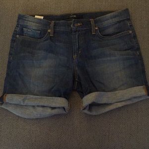 Joe’s jeans denim boyfriend shorts